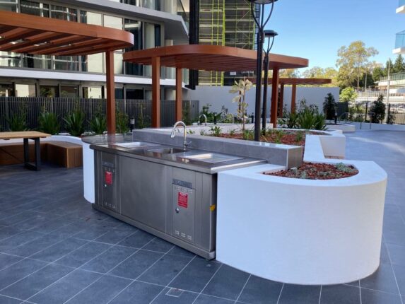 Greenplate Built In BBQ with Sink - Macquarie Park